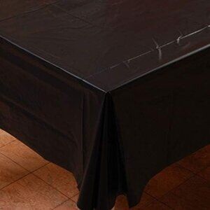 Black Rectangular Table Cover by FLOMO